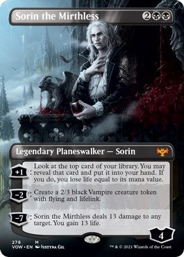 Sorin the Mirthless (Borderless) (278) [VOW] - MTG Single