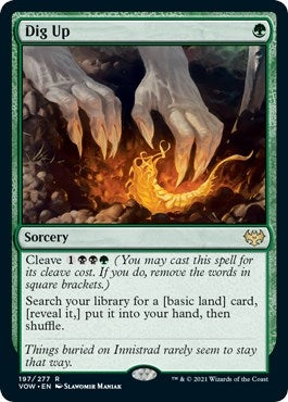 Dig Up (197) [VOW] - MTG Single