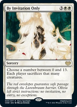 By Invitation Only (5) [VOW] - MTG Single