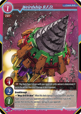 Weirdship B.F.D. (2021) [GB03] - Gate Ruler Single