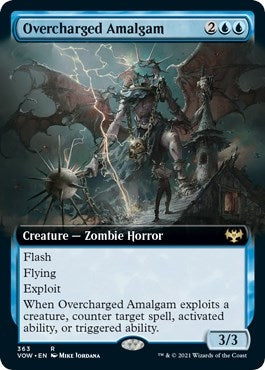 Overcharged Amalgam (Extended Art) (363) [VOW] - MTG Single