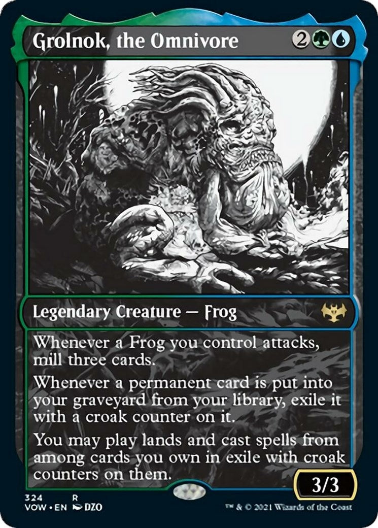 Grolnok the Omnivore (Showcase) (324) [VOW] - MTG Single