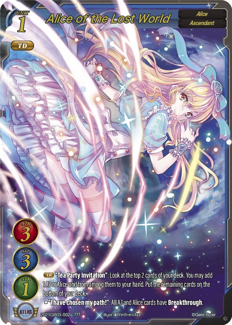 Image for Alice of the Lost World (Secret) (2021GB03-S02) (Aces of the Cosmos, Assemble!) - Gate Ruler
