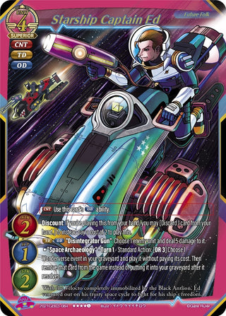 Starship Captain Ed (Textured Foil) (2021) [GB03] - Gate Ruler Single