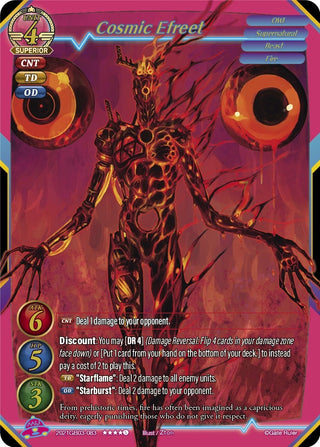 Cosmic Efreet (Textured Foil) (2021) [GB03] - Gate Ruler Single