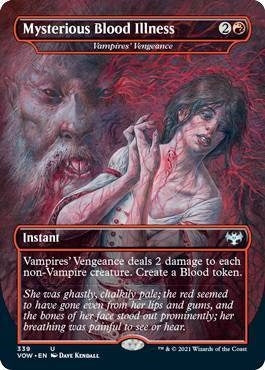 Mysterious Blood Illness - Vampires’ Vengeance (339) [VOW] - MTG Single