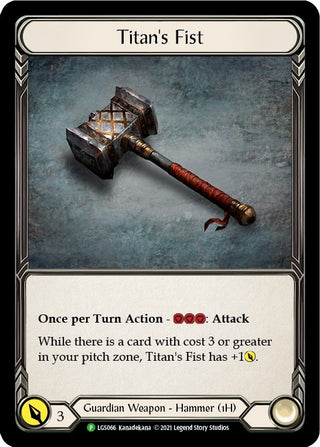 Image for Titan's Fist - LGS066 (LGS066) - Flesh and Blood TCG