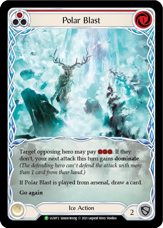 Polar Blast (Red) (72) [PR] - Flesh and Blood TCG Single