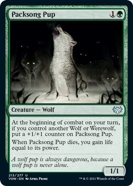 Packsong Pup (213) [VOW] - MTG Single