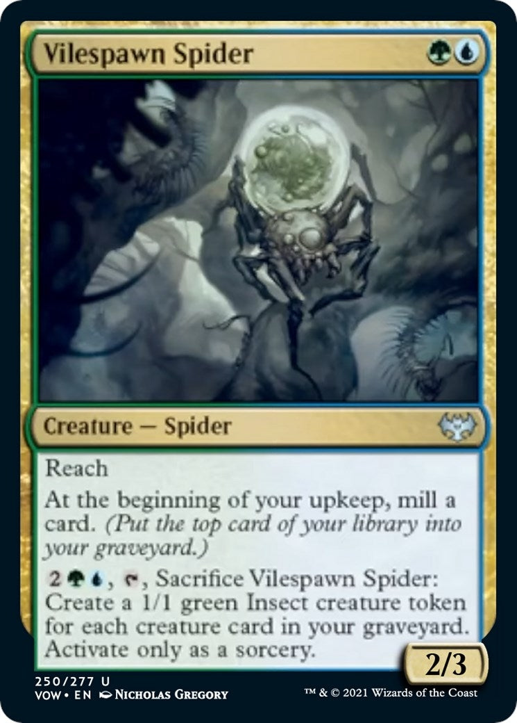 Vilespawn Spider (250) [VOW] - MTG Single