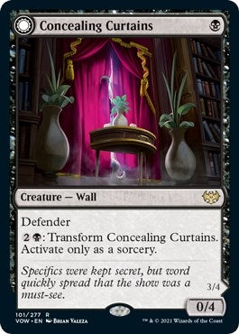 Concealing Curtains (101) [VOW] - MTG Single