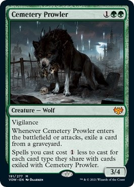 Cemetery Prowler (191) [VOW] - MTG Single