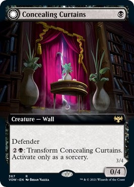 Concealing Curtains (Extended Art) (367) [VOW] - MTG Single