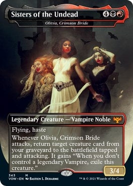 Sisters of the Undead - Olivia Crimson Bride (343) [VOW] - MTG Single