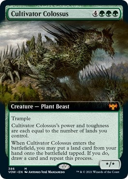 Cultivator Colossus (Extended Art) (386) [VOW] - MTG Single