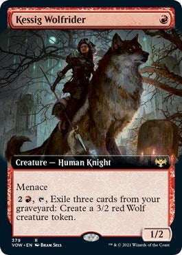 Kessig Wolfrider (Extended Art) (379) [VOW] - MTG Single