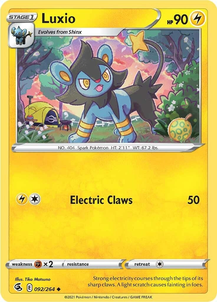 Image for Luxio (092/264) (SWSH08: Fusion Strike) - Pokemon
