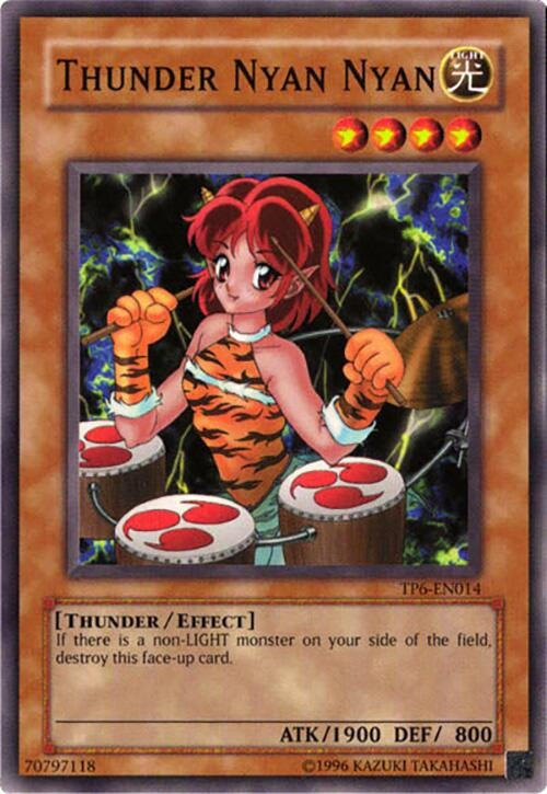Thunder Nyan Nyan (6014) - YuGiOh Single