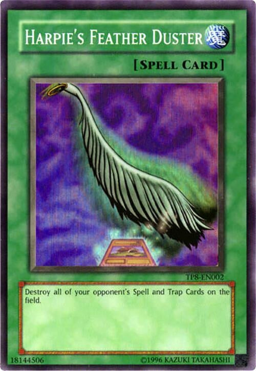 Harpie’s Feather Duster (8002) - YuGiOh Single