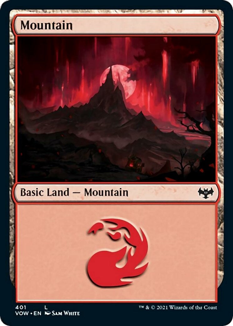 Mountain (401) (401) [VOW] - MTG Single