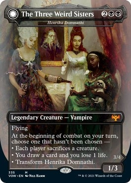 The Three Weird Sisters - Henrika Domnathi (335) [VOW] - MTG Single