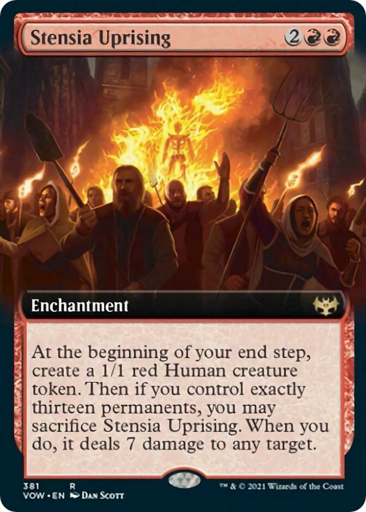 Stensia Uprising (Extended Art) (381) [VOW] - MTG Single