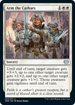 Arm the Cathars (3) [VOW] - MTG Single