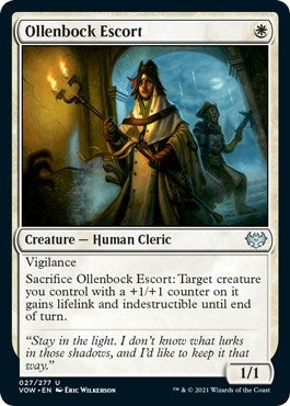 Ollenbock Escort (27) [VOW] - MTG Single