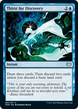 Thirst for Discovery (85) [VOW] - MTG Single