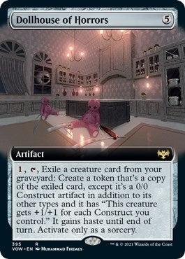 Dollhouse of Horrors (Extended Art) (395) [VOW] - MTG Single