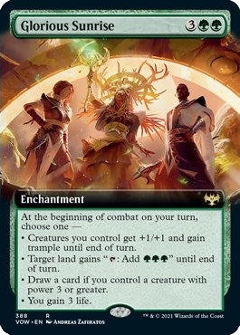 Glorious Sunrise (Extended Art) (388) [VOW] - MTG Single