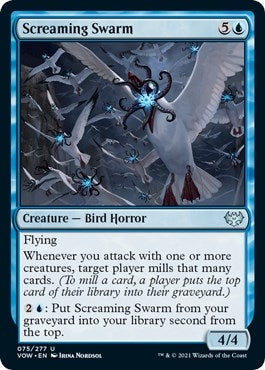 Screaming Swarm (75) [VOW] - MTG Single
