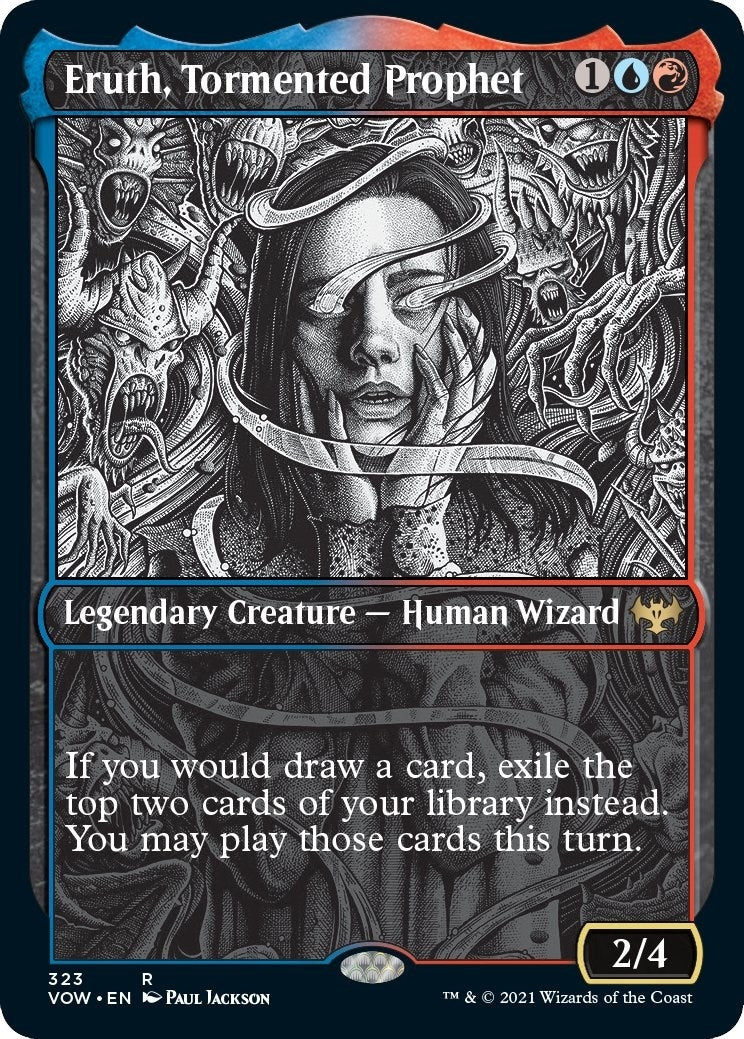 Eruth Tormented Prophet (Showcase) (323) [VOW] - MTG Single
