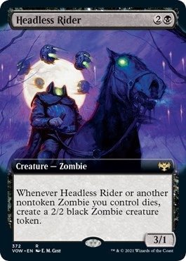 Headless Rider (Extended Art) (372) [VOW] - MTG Single