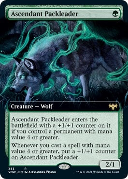 Ascendant Packleader (Extended Art) (383) [VOW] - MTG Single