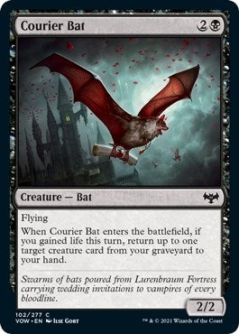Courier Bat (102) [VOW] - MTG Single