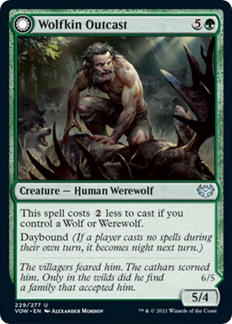 Wolfkin Outcast (229) [VOW] - MTG Single