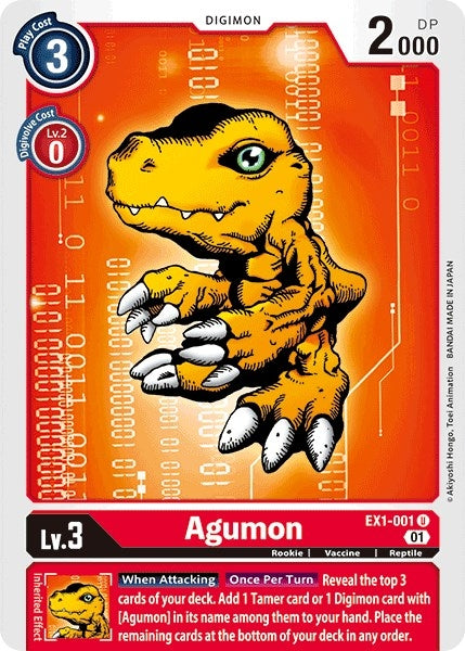 Agumon (1001) [EX01] - Digimon Card Game Single
