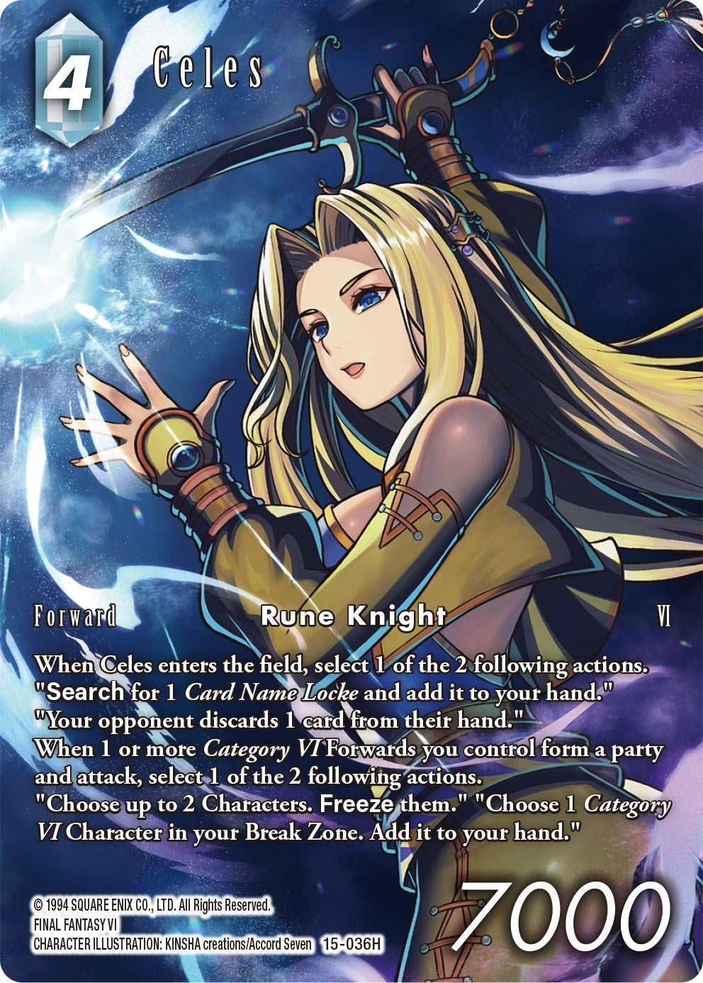 Celes (Full Art) (15) [15] - Final Fantasy TCG Single