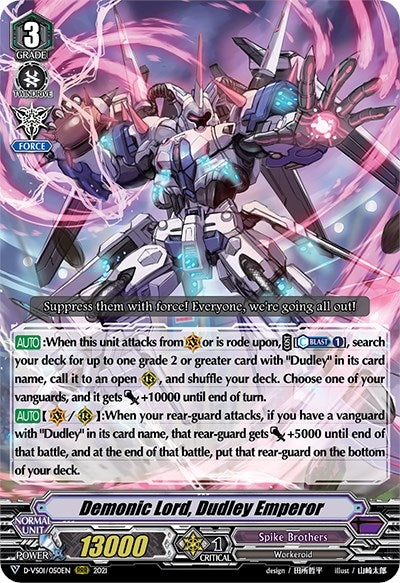 Demonic Lord Dudley Emperor (1050) [D-VS01] - Cardfight Vanguard Single