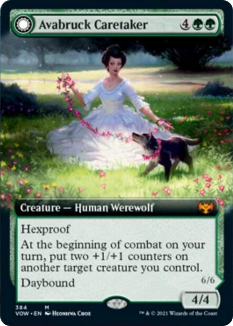 Image for Avabruck Caretaker (Extended Art) (384) (Innistrad: Crimson Vow) - Magic: The Gathering