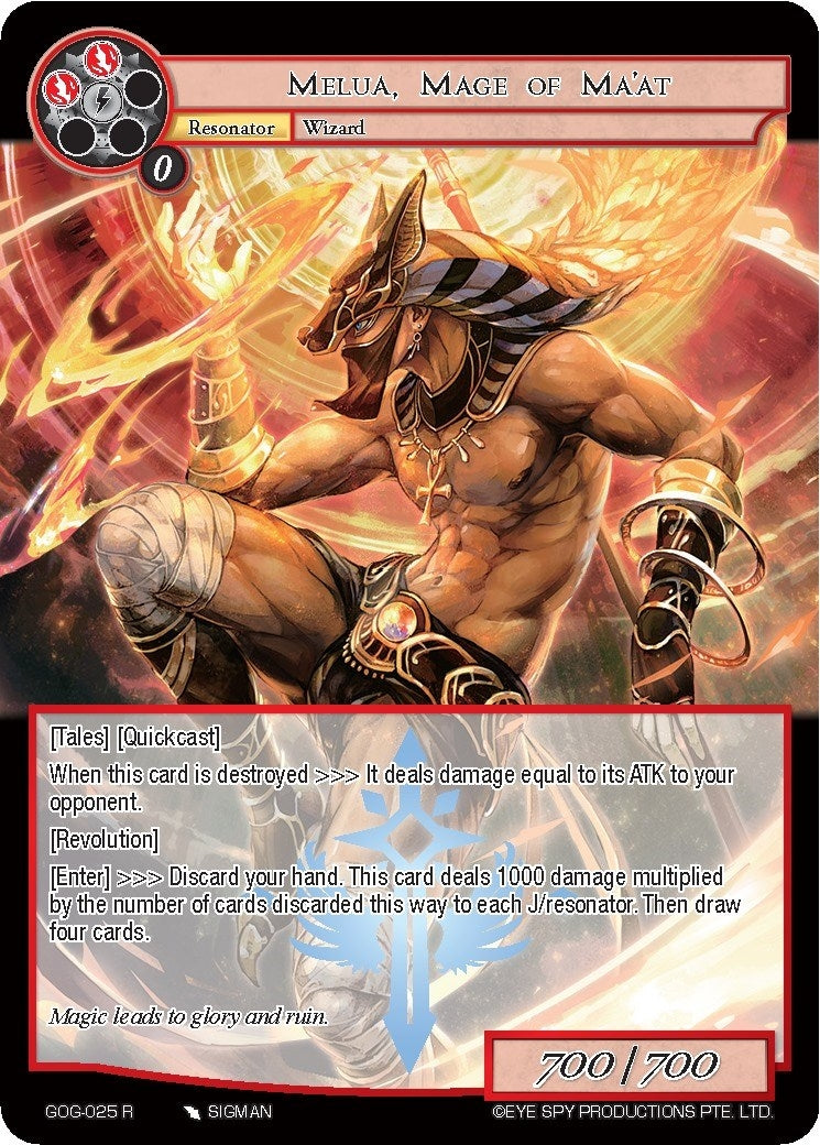 Melua Mage of Ma’at (25) [GOG] - Force of Will Single