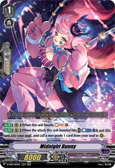 Midnight Bunny (1063) [D-VS01] - Cardfight Vanguard Single