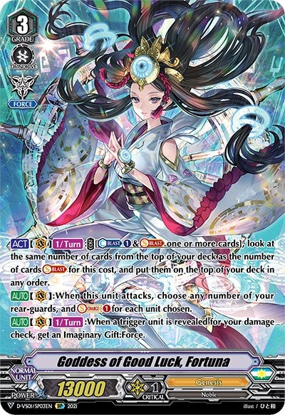 Goddess of Good Luck Fortuna (SP) (103) [D-VS01] - Cardfight Vanguard Single