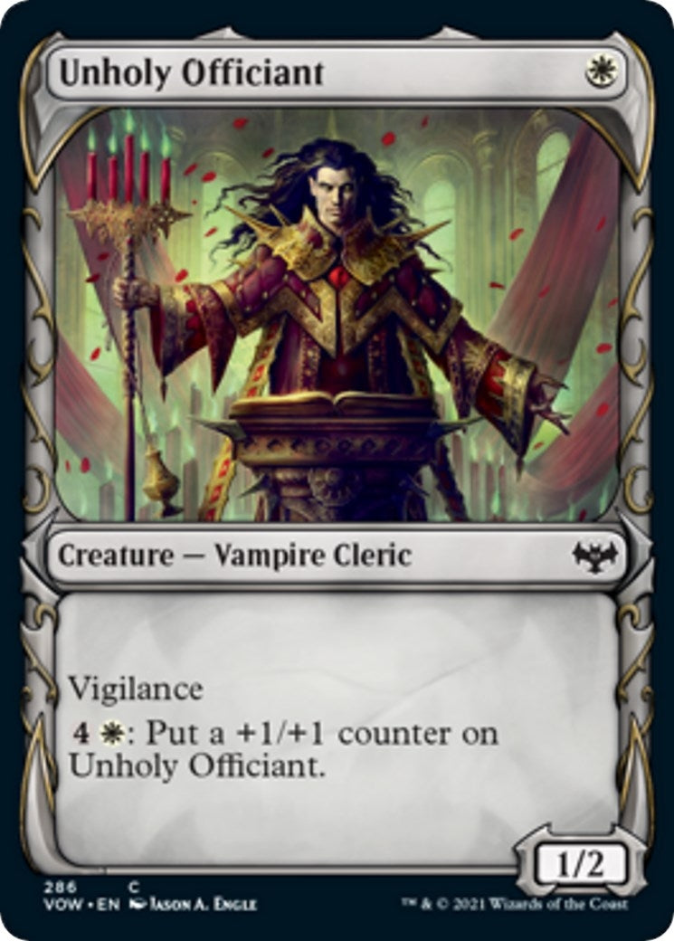 Unholy Officiant (Showcase) (286) [VOW] - MTG Single