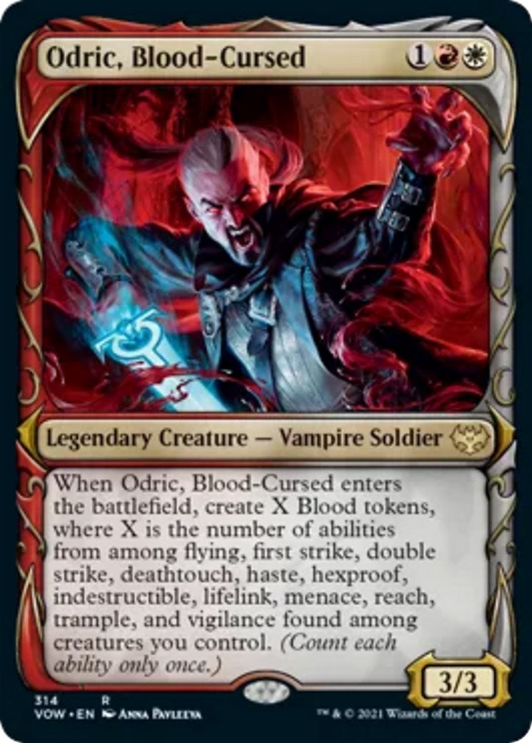 Odric Blood-Cursed (Showcase) (314) [VOW] - MTG Single