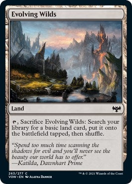 Evolving Wilds (263) [VOW] - MTG Single