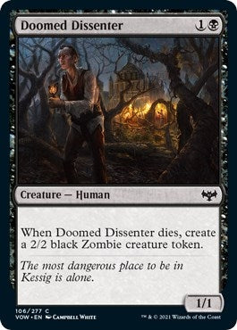 Doomed Dissenter (106) [VOW] - MTG Single