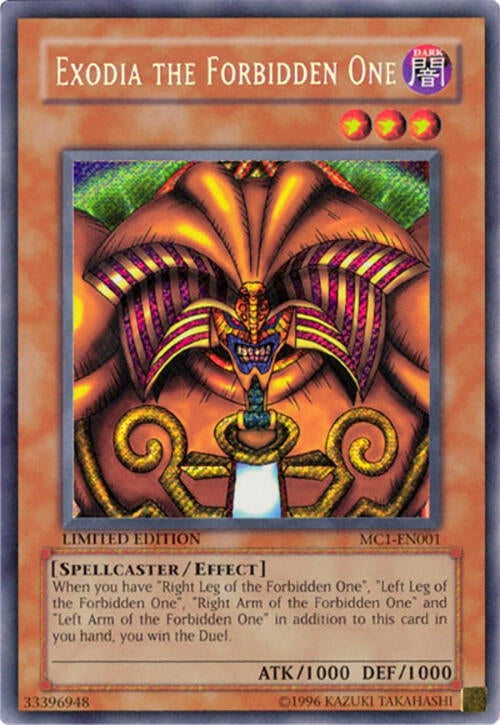 Exodia the Forbidden One (1001) - YuGiOh Single