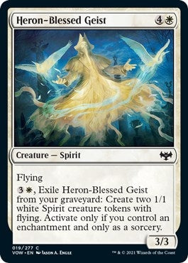 Heron-Blessed Geist (19) [VOW] - MTG Single
